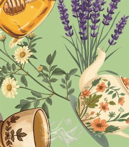 illustration logo tisane